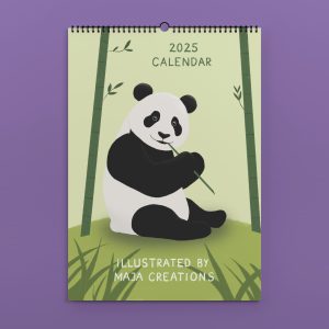 2025 Illustrated Wall Calendar