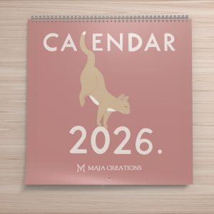 2026 Cat Calendar – A Year of Charming Cats