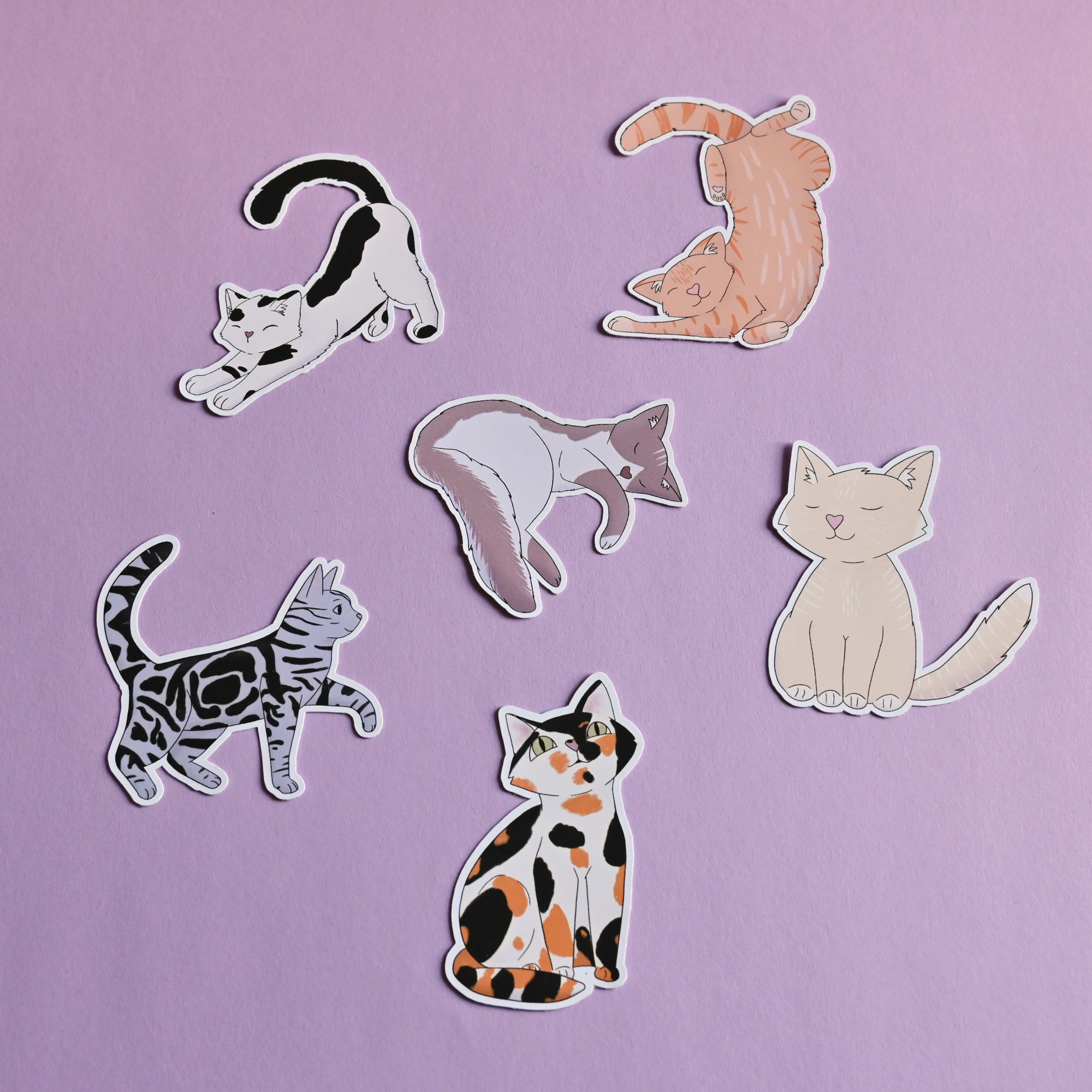 Cat stickers - Tiny Guardians