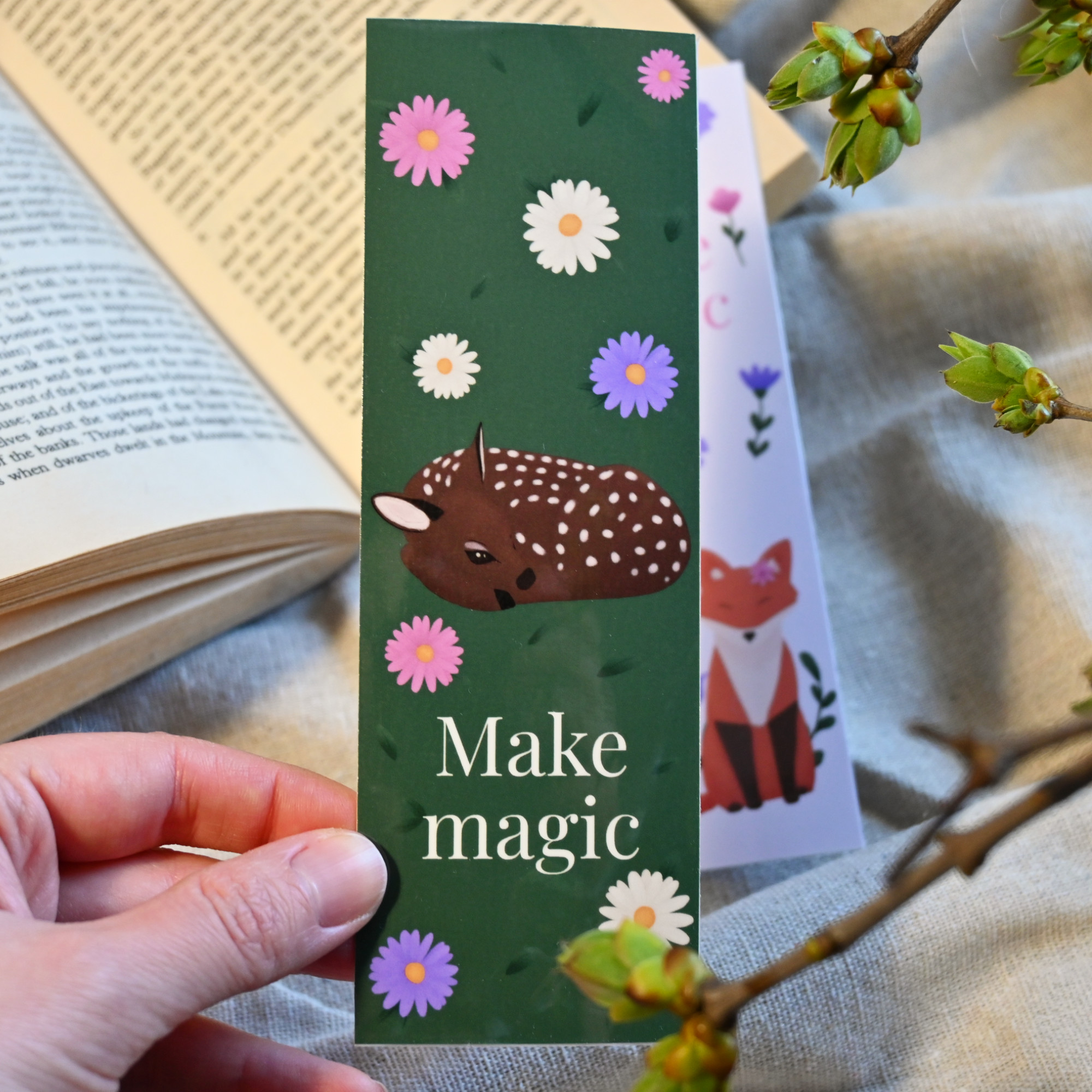 Cute Fawn Bookmark