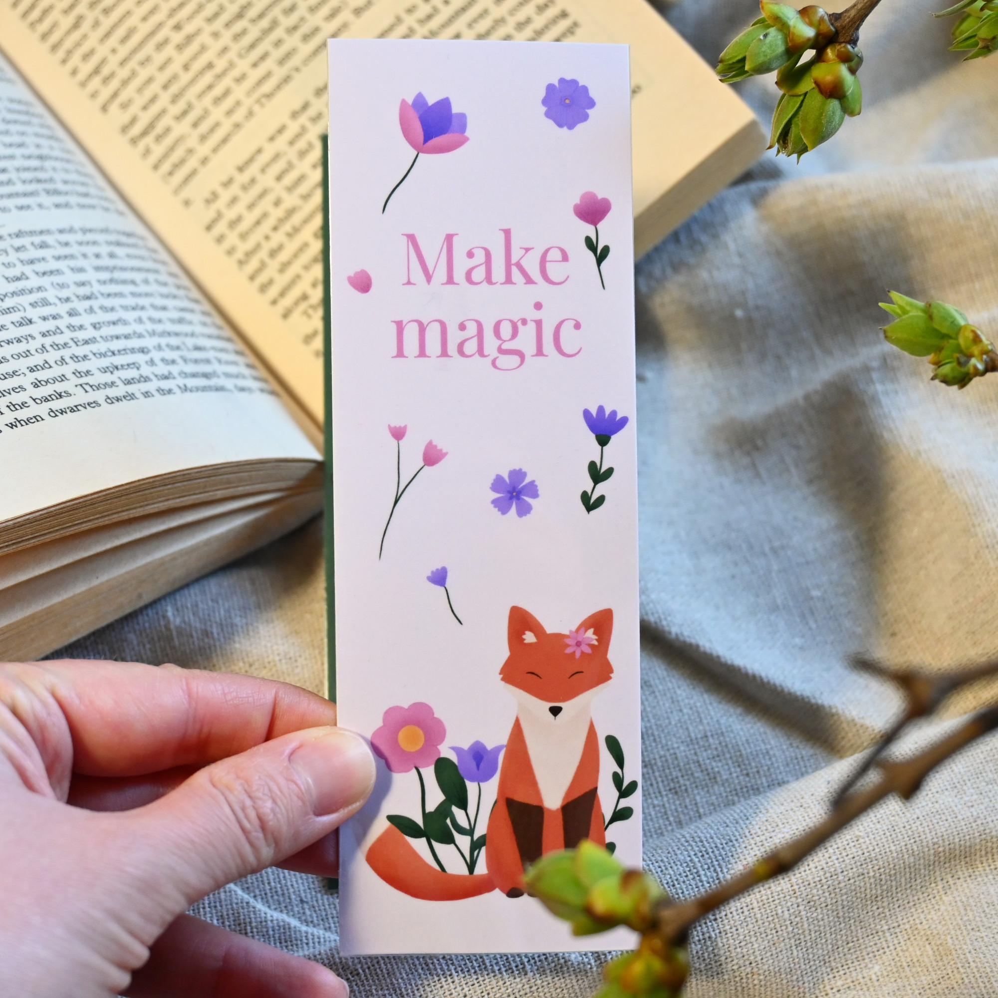 Cute Fox Bookmark