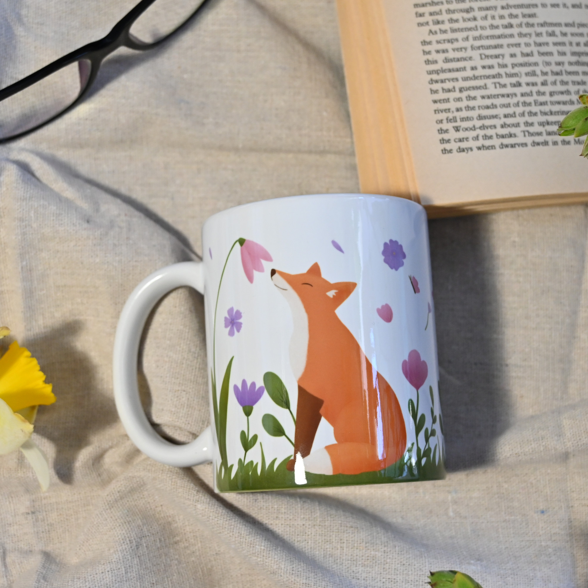 Fox spring mug